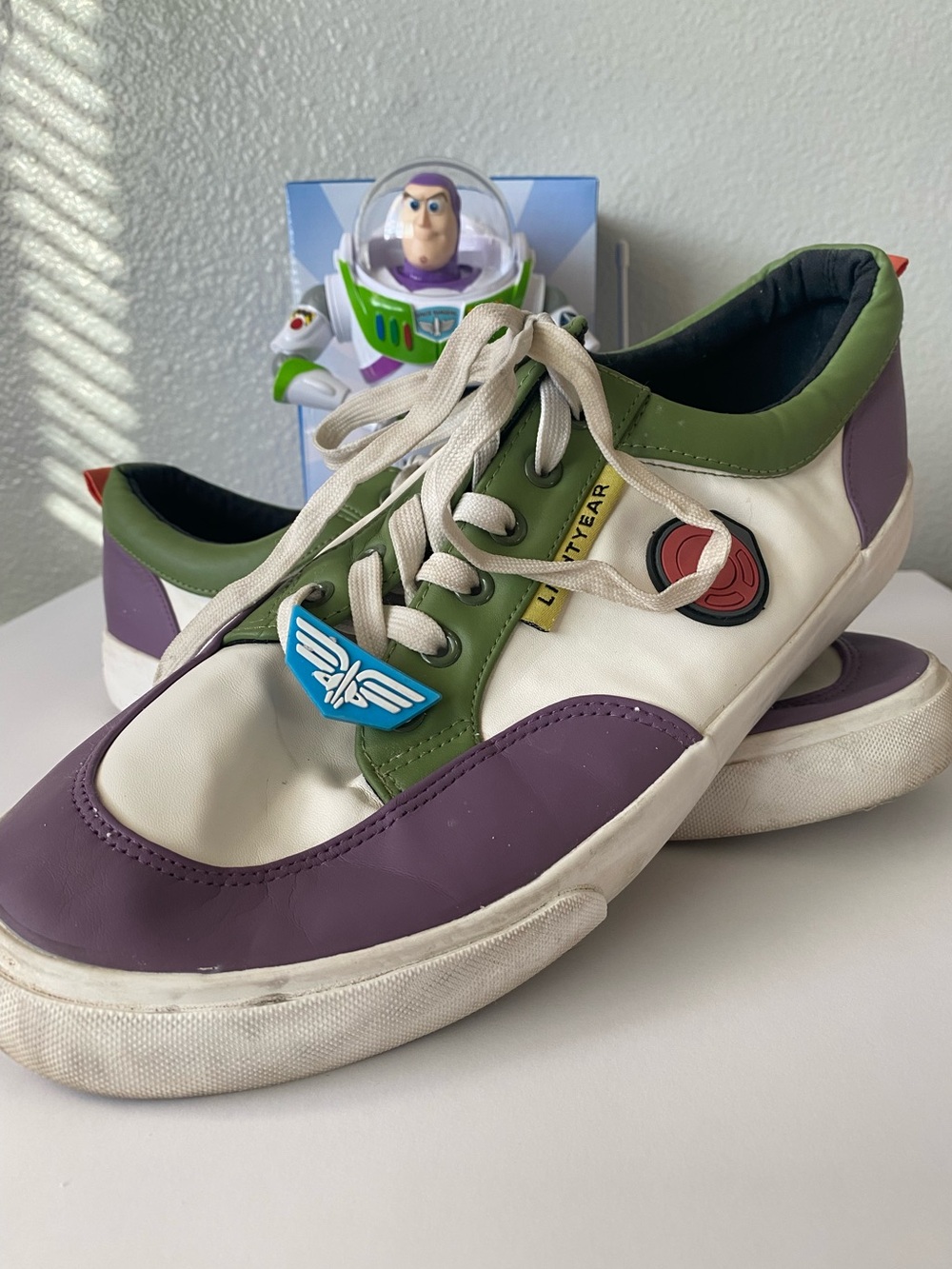 Pre Loved Toy Story Buzz Lightyear Sneakers By Disney Pixar - Men’s Size 12